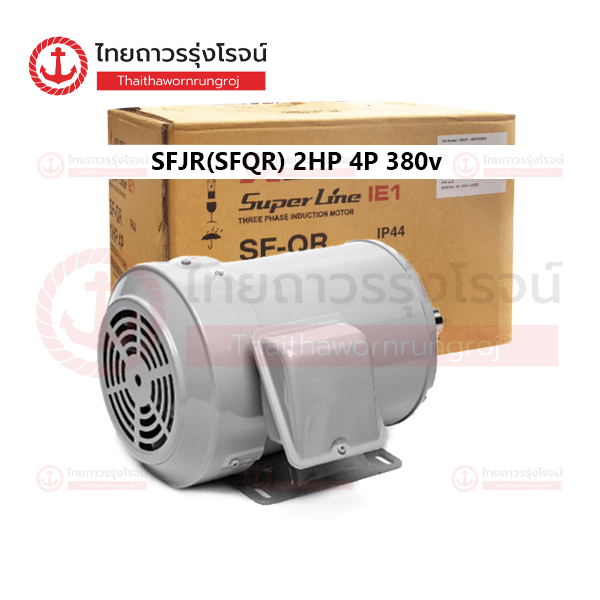 MITSUBISHI มอเตอร์ SF-JR(SFQR) 2HP 4P 380v 1450รอบ เพลา 24mm IP44