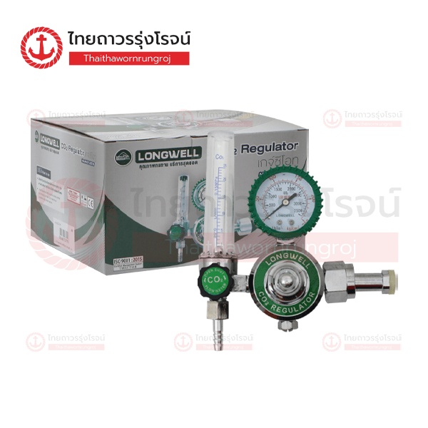 LONGWELL เกจ์ CO2 REGULATOR-BARSS BODY AND CONNECTION